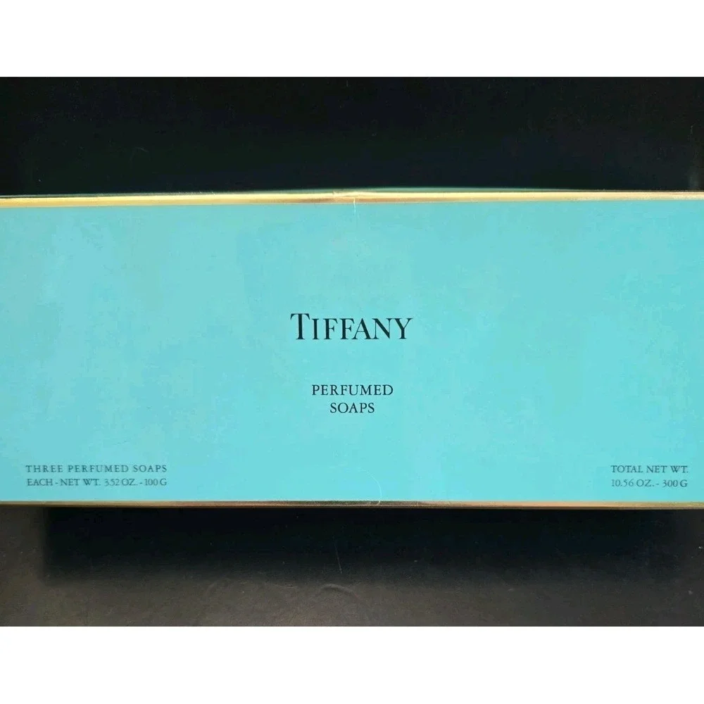 3 NEW!  Tiffany & Co Perfumed Soap Bars In gift Box 10.56 Oz Total 3.52 Oz Each